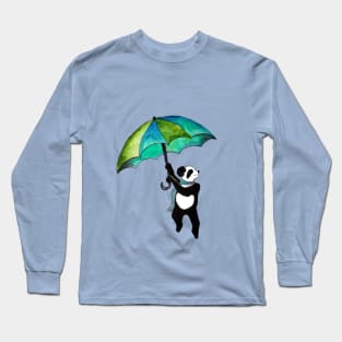 Panda Takes Off! Long Sleeve T-Shirt